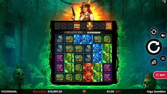 Giga Zombies GigaBlox main game