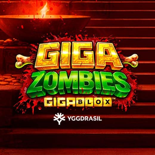 Giga Zombies GigaBlox video slot logo