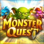 Monster Quest video slot logo and characters