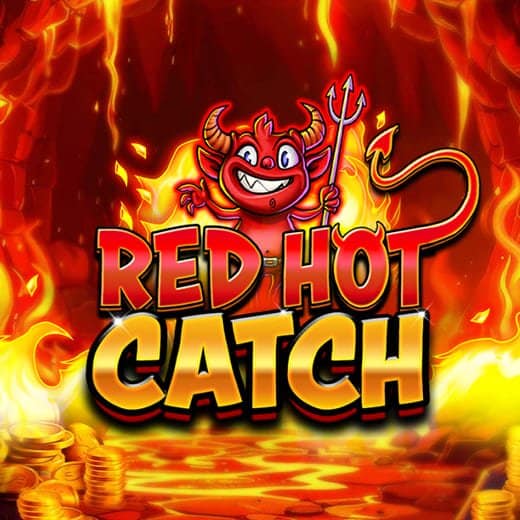 Red Hot Catch video slot logo and character