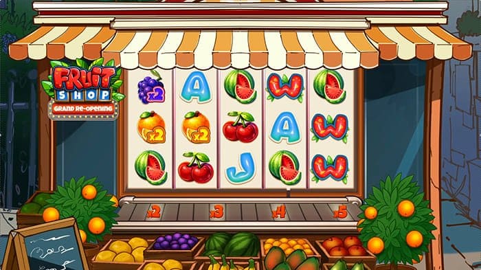 Fruit Shop Grand Re-Opening video slot base game