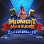 Midnight Marauder ClusterBreaker video slot logo and character