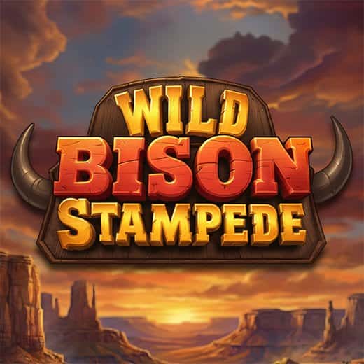 Wild Bison Stampede video slot logo