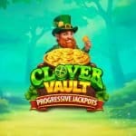 Clover Vault - Progressive JP video slot logo and character