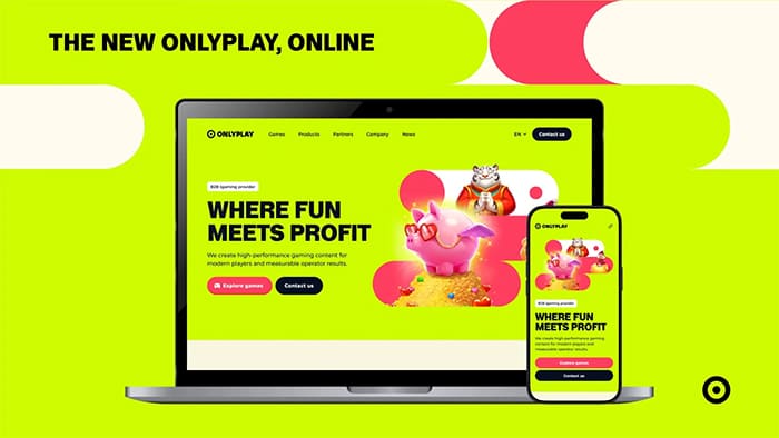Onlyplay rebrands to ONLYPLAY with new visual identity.